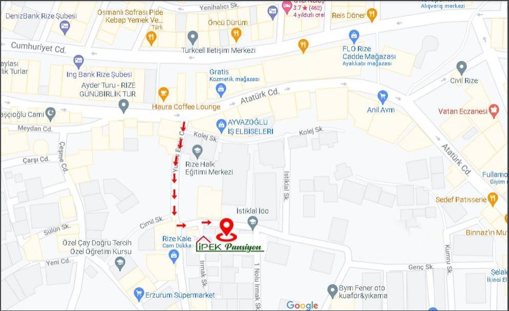 Ipek Pansiyon & Hostel Rize Ngoại thất bức ảnh